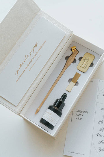 Mini Calligraphy Starter Kit – Beginner Lettering Set with Pen, Nibs & Ink