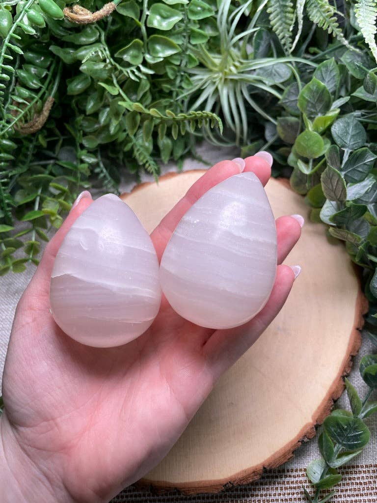 Mango Calcite Egg