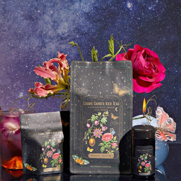 Passionfruit Green with Roses Iced Tea