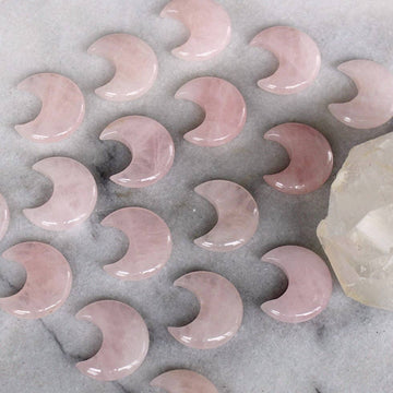 Rose Quartz Moon (Crystals & Stones)