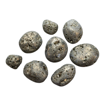 Pyrite Tumbled Stone