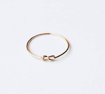 Infinity Gold Knot Ring