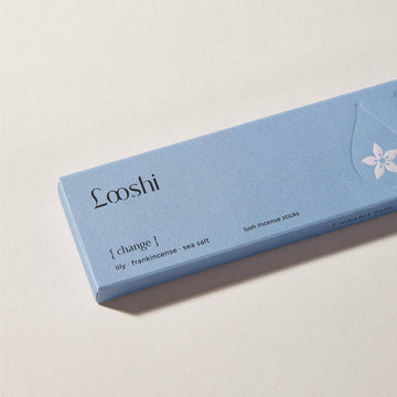 CHANGE Natural Incense Sticks with Lily, Frankincense, Sea Salt