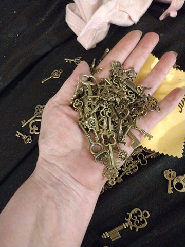 Mini Alloy Keys - Perfect for Charm Casting & Jewelry