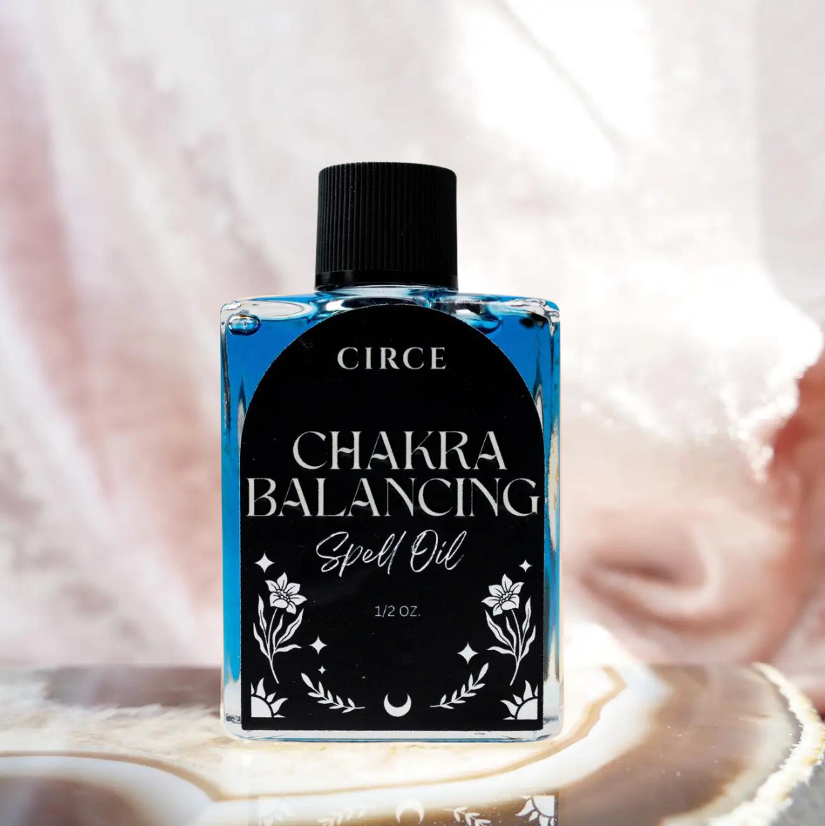 Chakra Balancing Spell Oil, Spiritual Ritual Oil for Balance
