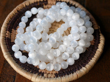 Selenite Stretch Bracelet – 8mm