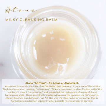 Atone milky cleansing balm