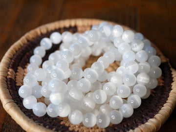 Selenite Stretch Bracelet – 8mm