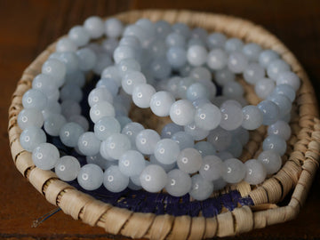 Aquamarine Stretch Bracelet – 6mm