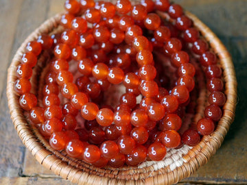 Gemstone Stretch Bracelet Carnelian-Natural