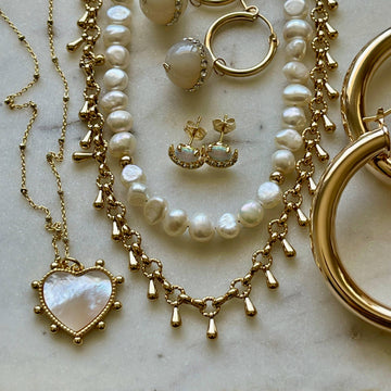 Freyja Freshwater Pearl Necklace – Gold Filled Pearl Layering Necklace