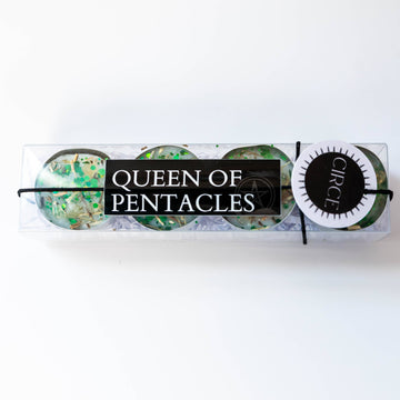 Queen of Pentacles Tealight Spell Candles