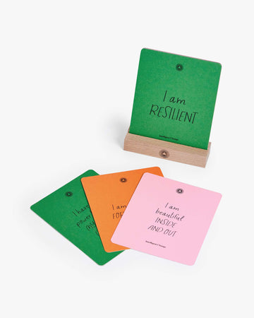 Mindful Affirmations for Kids – Positive Daily Affirmation Cards with Display Stand