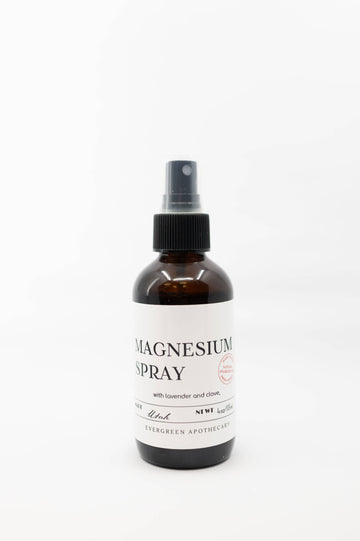 Magnesium Spray, 4oz, Glass Jar