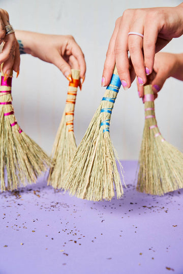 Handcrafted Mini Whisk Broom – Crumb Sweeper, Altar Broom