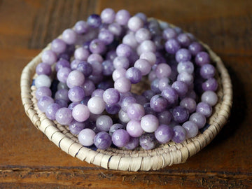 Light Lepidolite Stretch Bracelet – 8mm