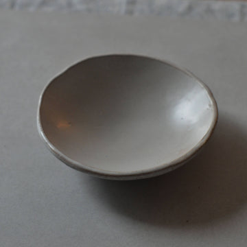 Light Gray Ceramic Smudging Bowl