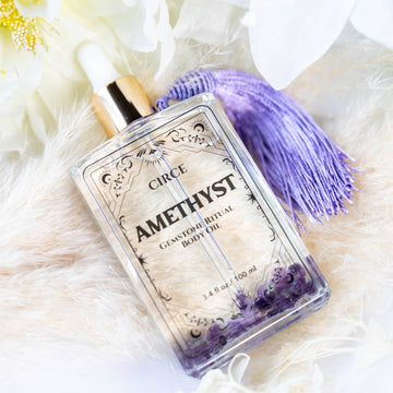 Amethyst Gemstone Ritual Body Oil