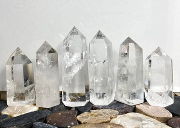 Clear Quartz Obelisk Tower Point Crystals Healing