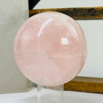 Rose Quartz Crystal Sphere