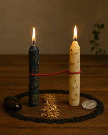 Cord Cutting Ritual Kit – Spiritual Cleansing & Energy Release Spell Kit with Candles, Herbs & Protection Tools