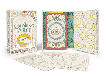 The Coloring Tarot Deck & Guidebook – Colorable Rider-Waite Tarot Card Set