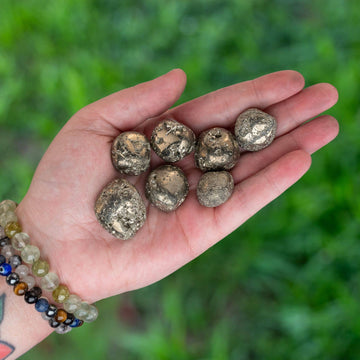 Pyrite Tumbled Stone