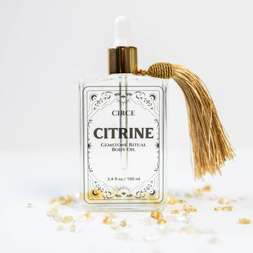 Citrine Gemstone Body Oil