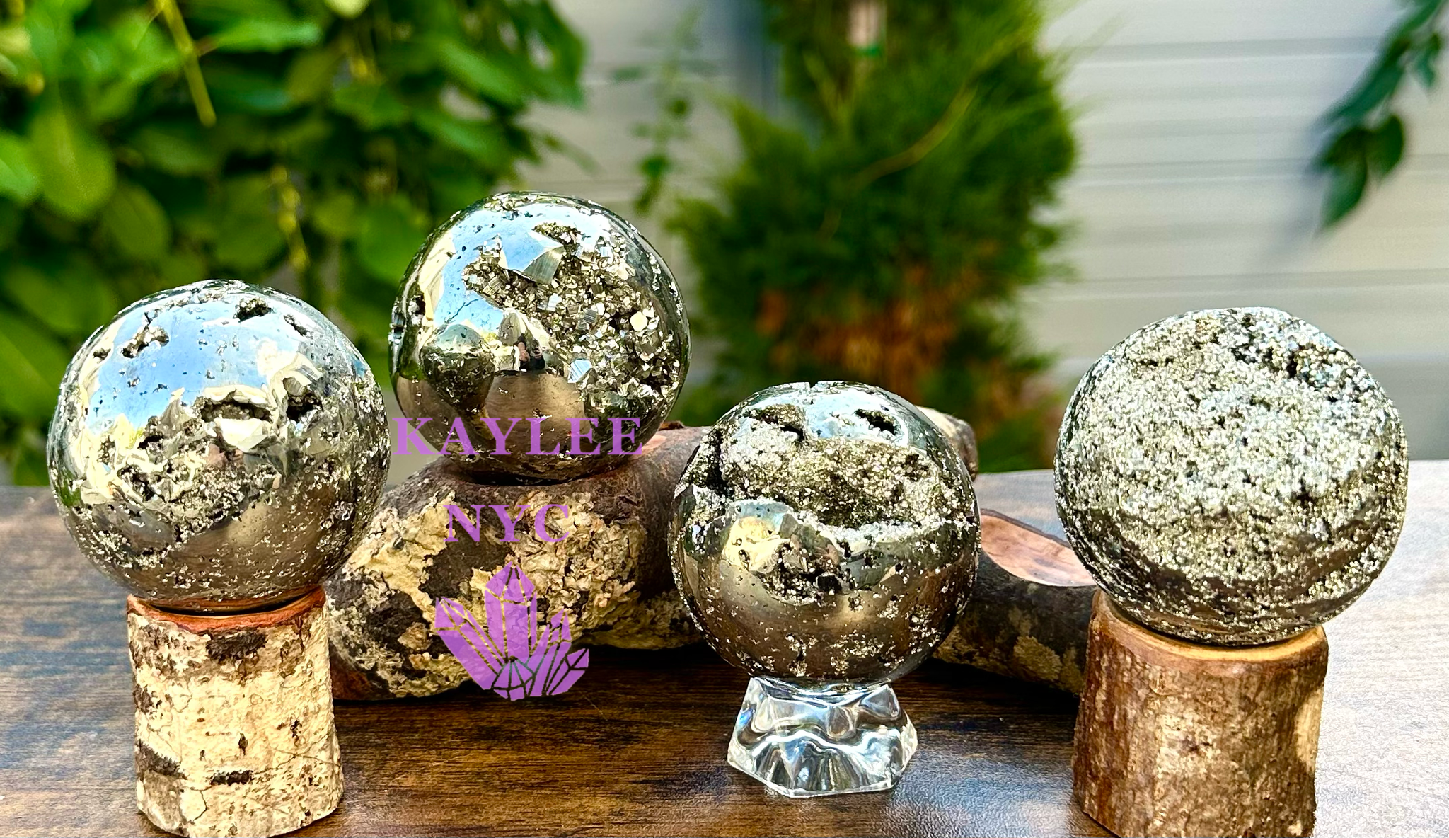 Natural Pyrite Sphere Crystal