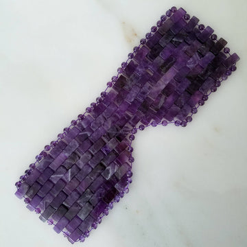 Amethyst Crystal Eye Mask