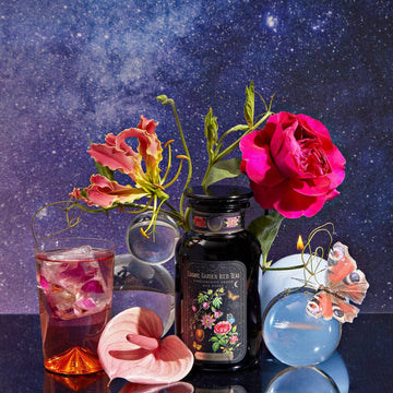 Passionfruit Green with Roses Iced Tea