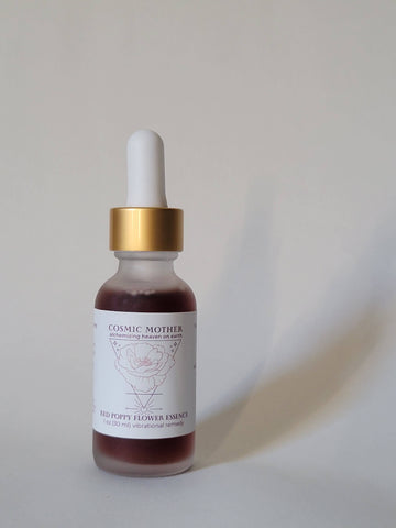 Red Poppy Flower Essence | Homeopathic Vibrational Remedy