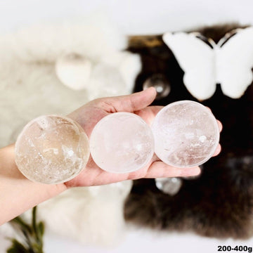 Clear Quartz Crystal Polished Spheres