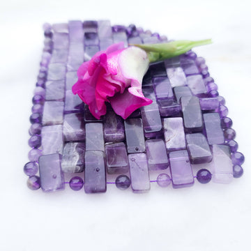 Amethyst Crystal Eye Mask