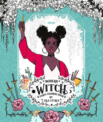 Modern Witch Tarot Coloring Book | Creative Tarot & Mindfulness Coloring Book