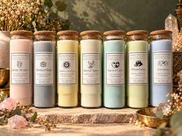 Seven-Day Prayer Candles – Reiki-Infused Intention Candles