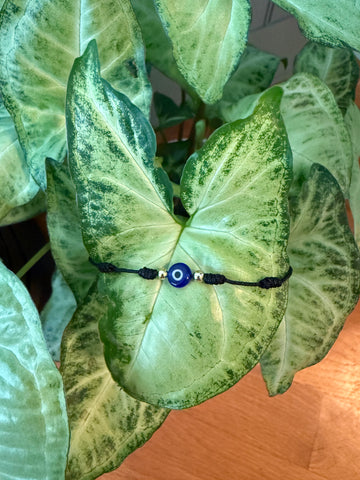 Evil Eye 7 Knot Adjustable Bracelet – Protection, Intuition and Inner Strength