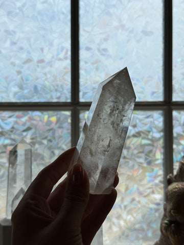 Clear Quartz Tower – Energy Amplification & Healing Crystal Point