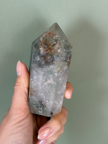Garden Quartz Tower – Grounding, Growth & Manifestation Crystal