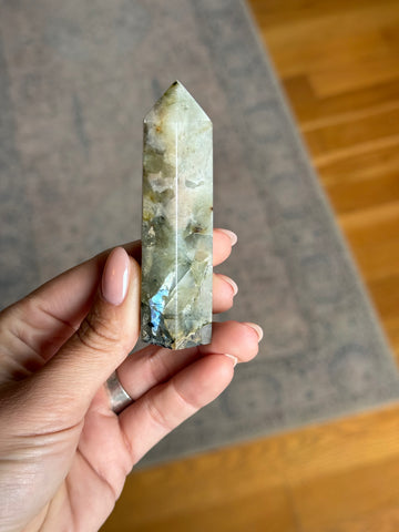 Garnierite Tower – Heart Healing & Manifestation Crystal