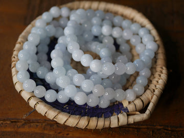 Aquamarine Stretch Bracelet – 6mm