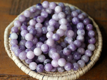 Light Lepidolite Stretch Bracelet – 8mm