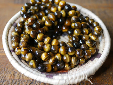 Gemstone Stretch Bracelet Tiger Eye Natural