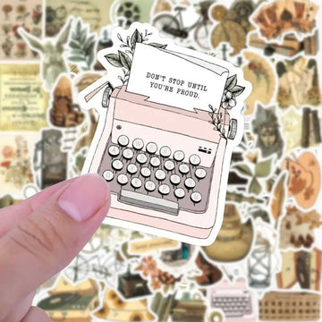 Retro Vintage Styled Stickers, Decals, Scrapbooking