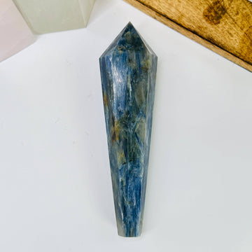 Blue Kyanite Polished Crystal Wand One-of-a-Kind