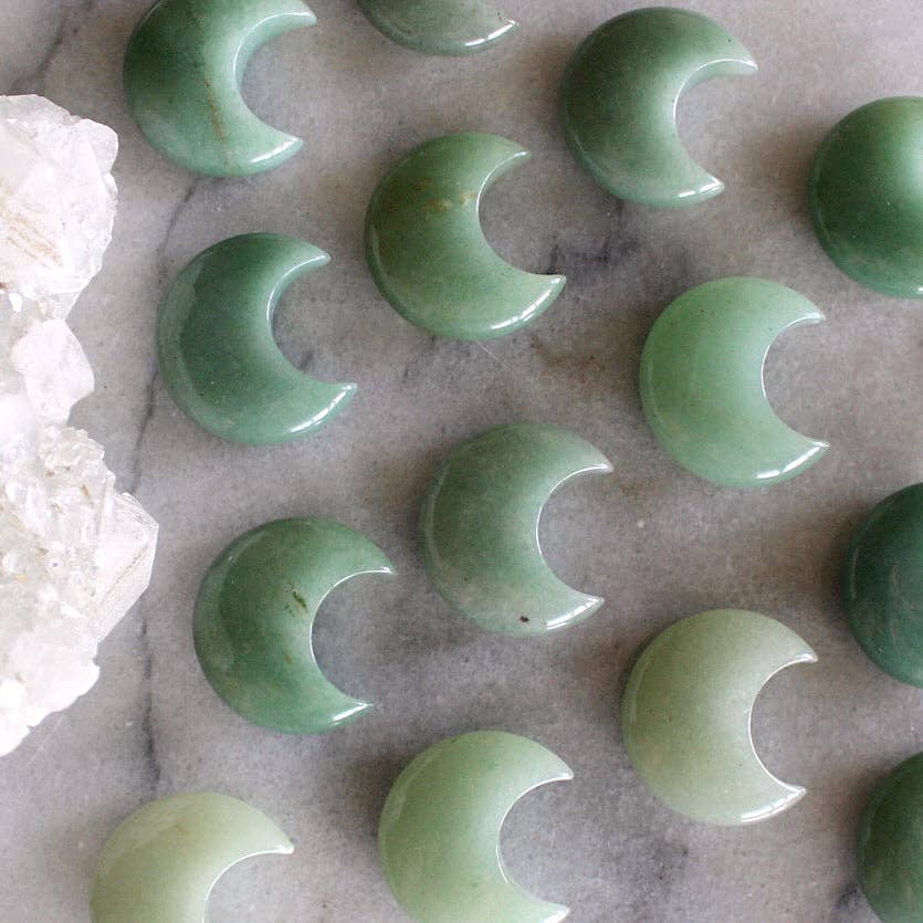 Green Aventurine Moon (Crystals & Stones)