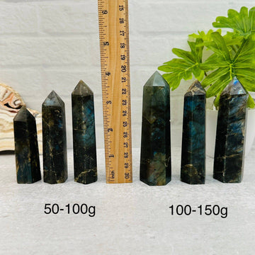 Crystal Labradorite Polished Points