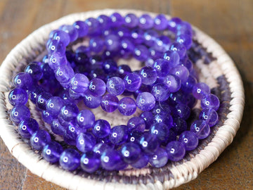 Amethyst Stretch Bracelet – 8mm