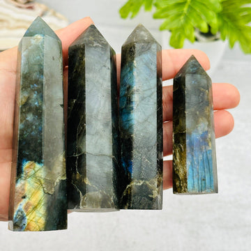 Crystal Labradorite Polished Points