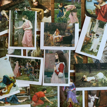 John William Waterhouse Greek Mythological Art Postcards DIY